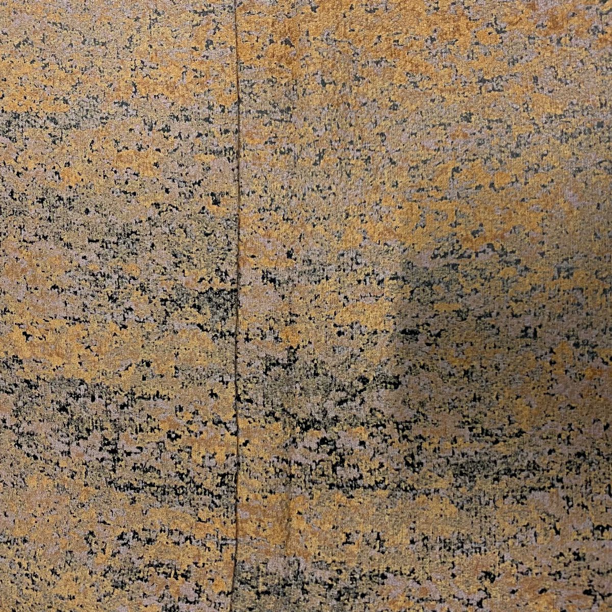 【美品】 付下 身長150cm 袖長63cm S 雙層 陶彩染 幾何學 裾暈染 茶 純蠶絲 名品級 一つ紋