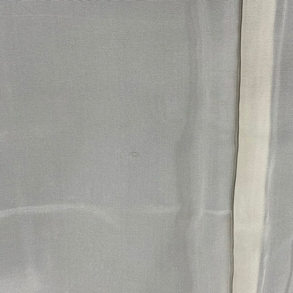 【美品】 付下 身長150cm 袖長63cm S 雙層 陶彩染 幾何學 裾暈染 茶 純蠶絲 名品級 一つ紋
