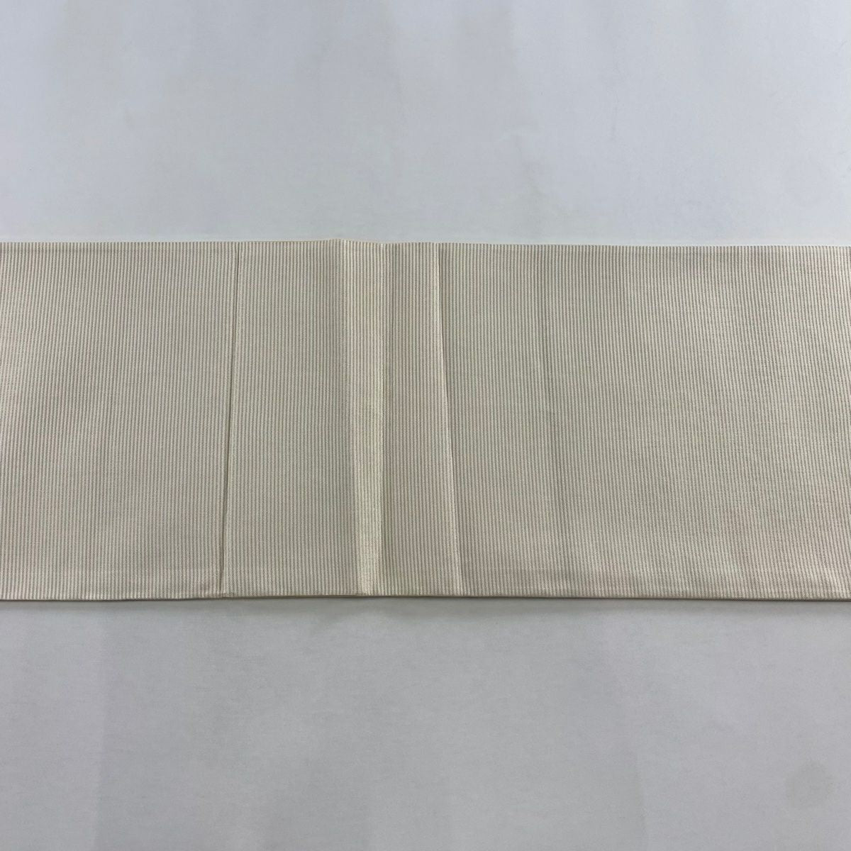 【美品】 袋帶 秀品級 枝花 金金箔 白 六通 純蠶絲