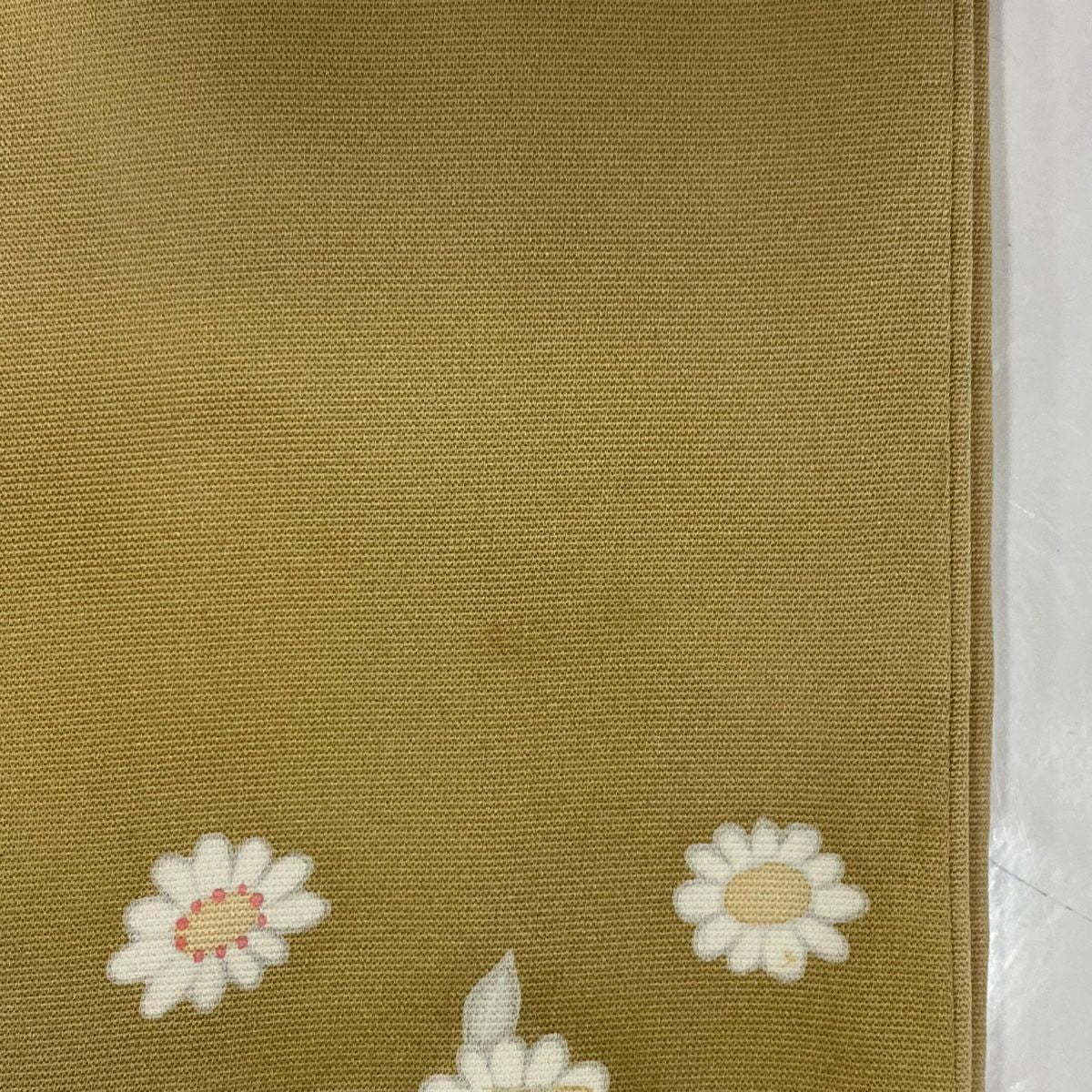 訪問服 身長155cm 袖長62.5cm S 雙層 草花紋紋 霞 漸層 淡黃土 純蠶絲 優品級