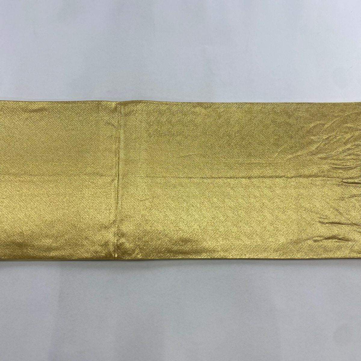 【美品】 袋帶 秀品級 華紋 有栖川文 金絲 金金箔 金 六通 純蠶絲
