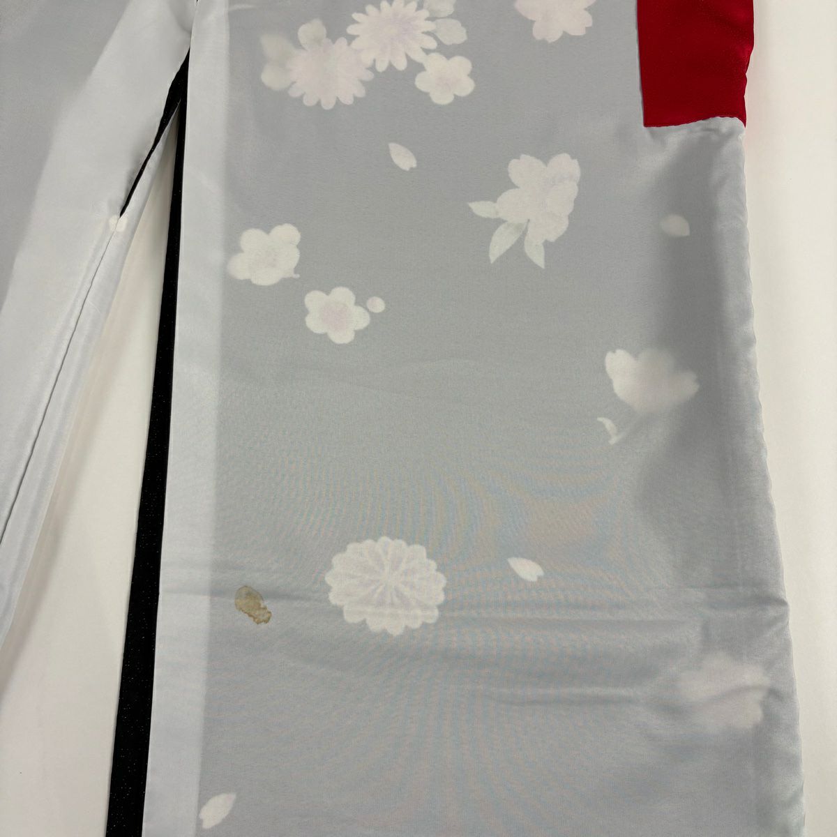 【美品】振袖禮服 身長166.5cm 袖長66cm M 雙層 草花紋紋 藥玉 金通し 金銀彩 黑 純蠶絲 逸品級