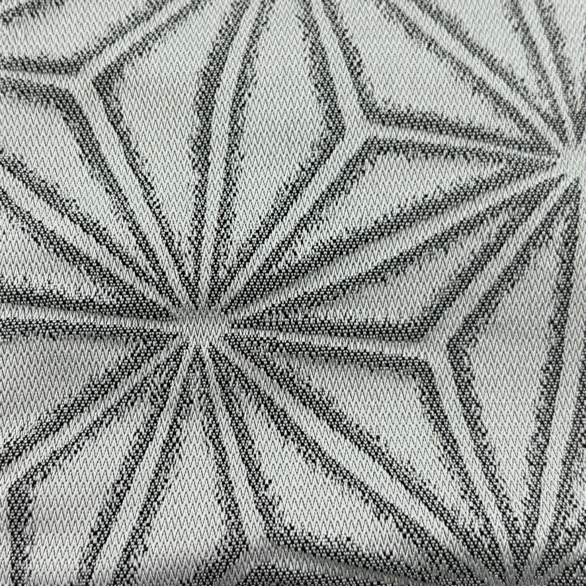 【美品】半幅帶 優品級 麻葉 灰白 化纖