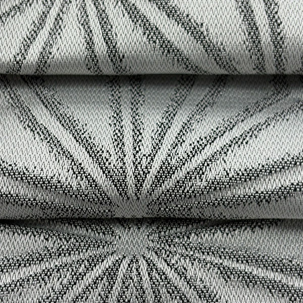 【美品】半幅帶 優品級 麻葉 灰白 化纖