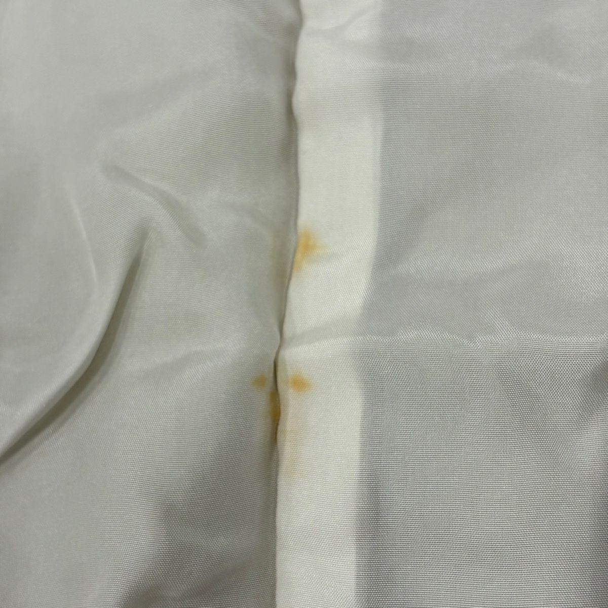付下 身長153.5cm 袖長65cm M 雙層 岡本幸治 落款 菊花 草花紋紋 抹茶 純蠶絲 秀品級