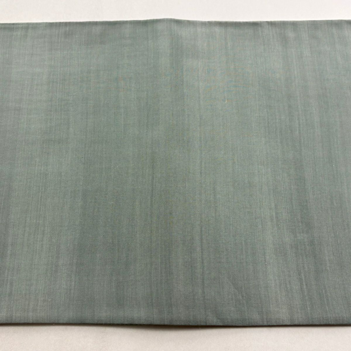 【美品】 袋帶 逸品級 雪輪 鴛鴦 金絲 綴織 淺綠 お太鼓圖案 純蠶絲