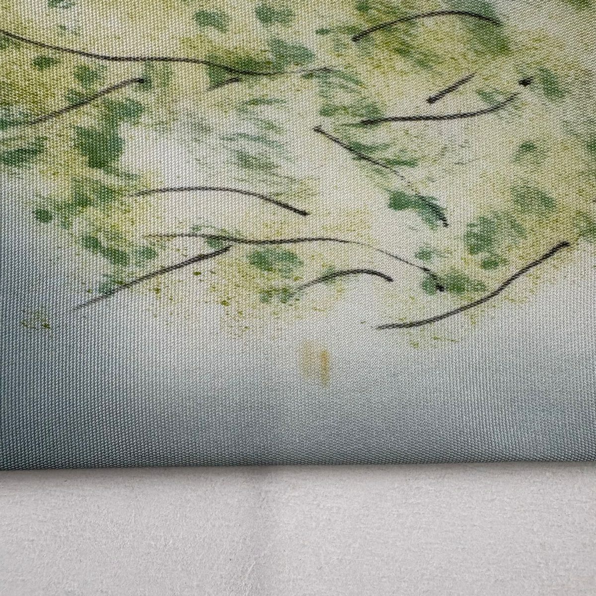 名古屋帶 秀品級 器物 人物 漸層 深綠 純蠶絲