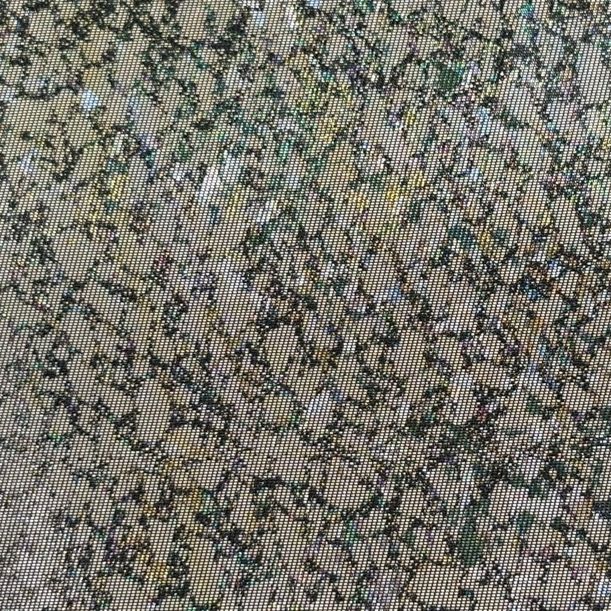 袋帶 秀品級 幾何學 金金箔 銀 六通 純蠶絲
