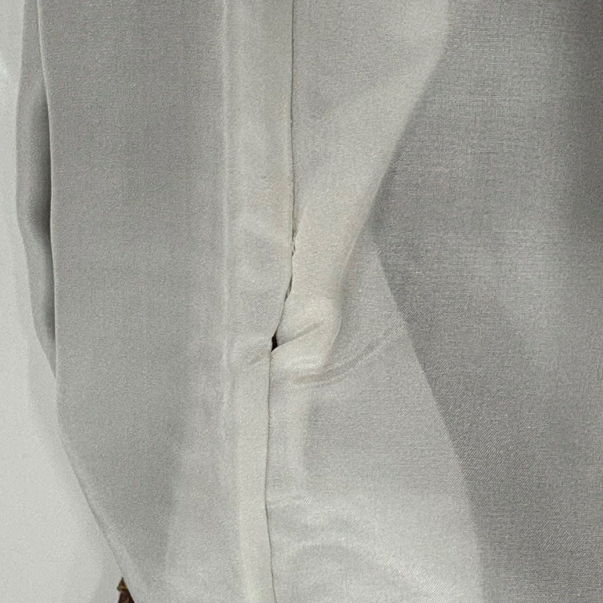 訪問服 身長156.5cm 袖長63.5cm S 雙層 扇子面 草花紋紋 刺繡 絞染 茶紫 純蠶絲 秀品級 一つ紋