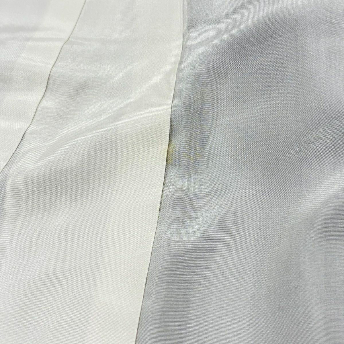 【美品】振袖禮服 身長160cm 袖長65.5cm M 雙層 大和 蝴蝶 菊花花 金絲 金銀彩 紅茶 純蠶絲 名品級