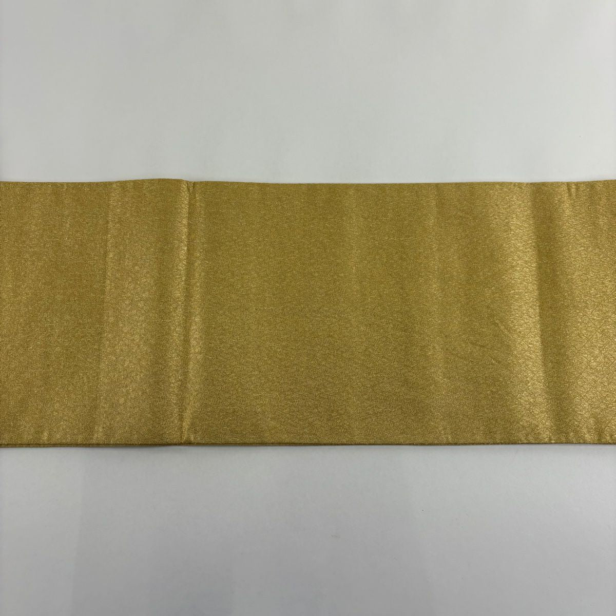 【美品】 袋帶 名品級 大和 松樹梅花 七寶 金金箔 唐織 金色 六通 純蠶絲