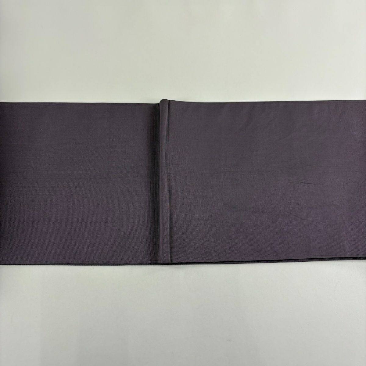【美品】 袋帶 秀品級 綾錦金金箔天鵞絨 花唐草紋 金金箔 紫 六通 純蠶絲