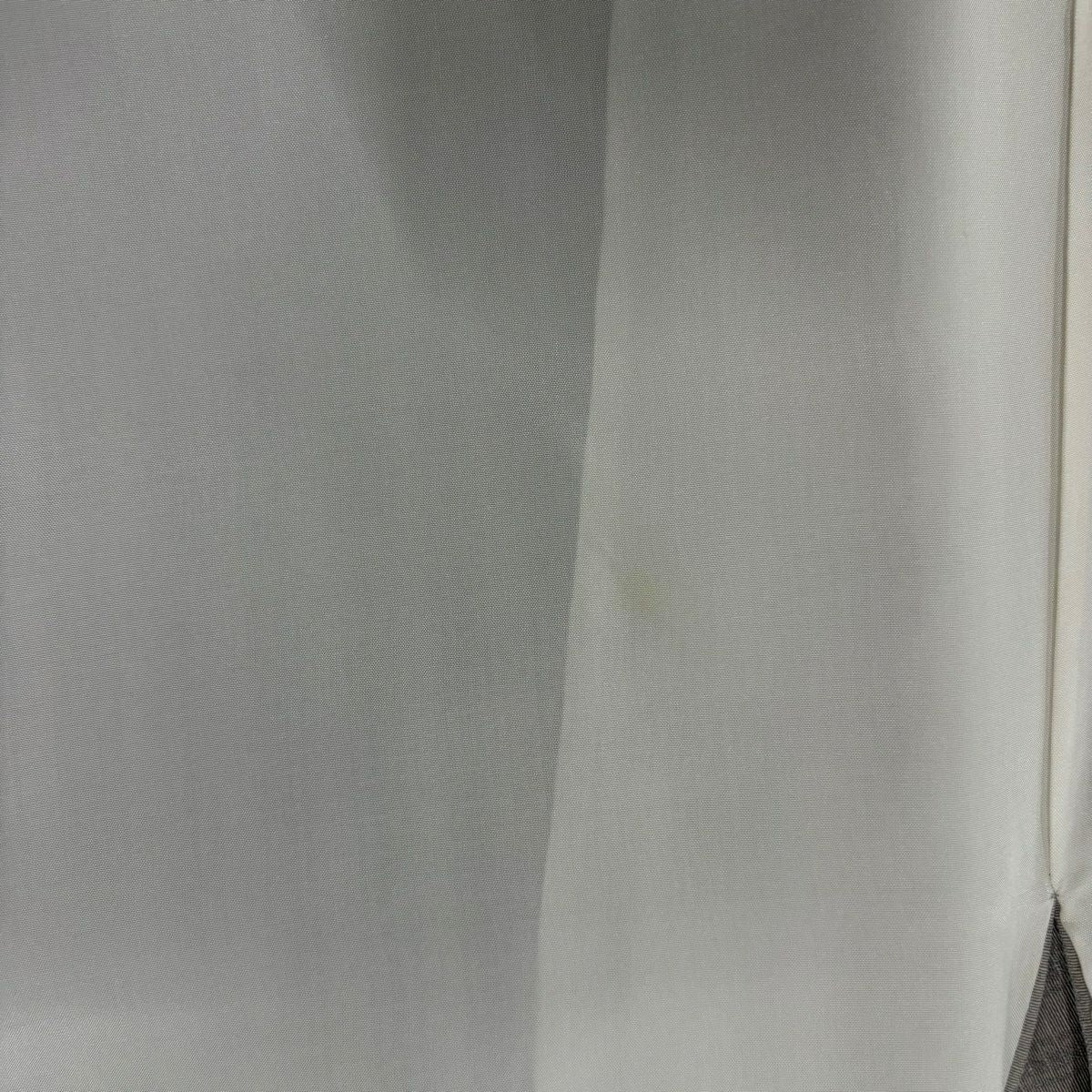 付下 身長164.5cm 袖長63cm S 雙層 田村哲彦 落款有 文字 垂直條紋 漸層 灰色 純蠶絲 名品級