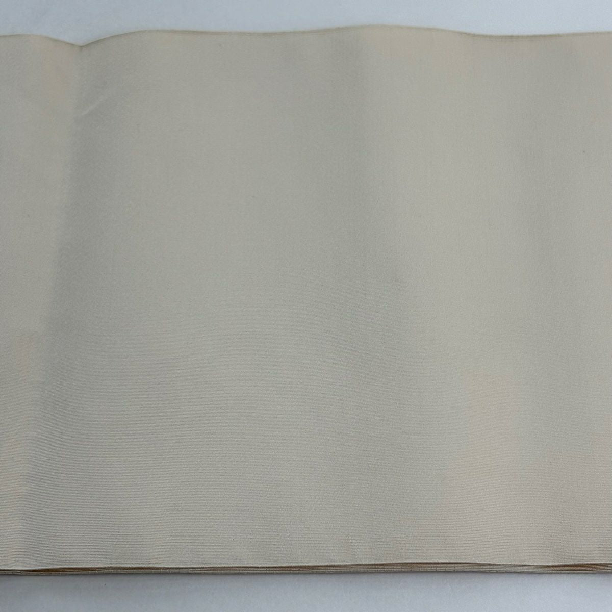 【美品】名古屋帶 秀品級 八寸名古屋帶 牡丹 霞 金絲 奶油色 純蠶絲