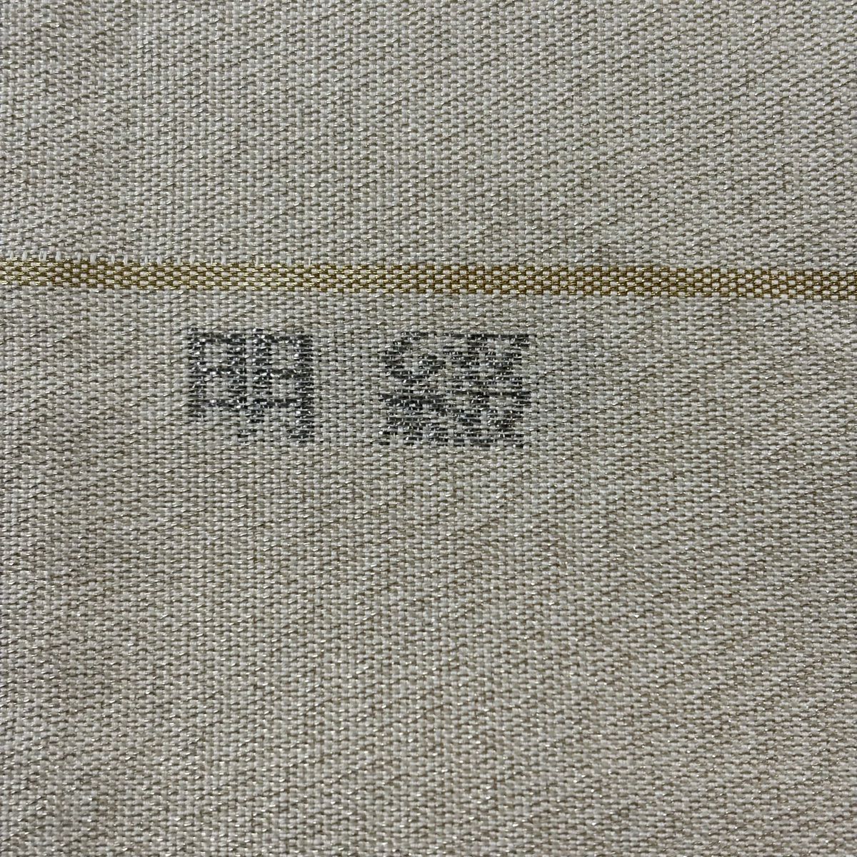 袋帶 秀品級 關西仕立 雜綴 仙鶴 霞 金銀彩 鉑金金箔 米色 大鼓圖案 純蠶絲