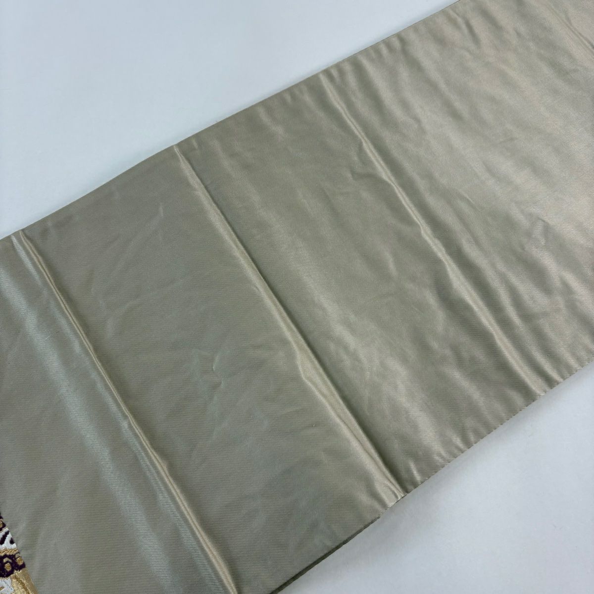 袋帶 秀品級 蝶花 樱花 金絲 金金箔 金色 六通 純蠶絲