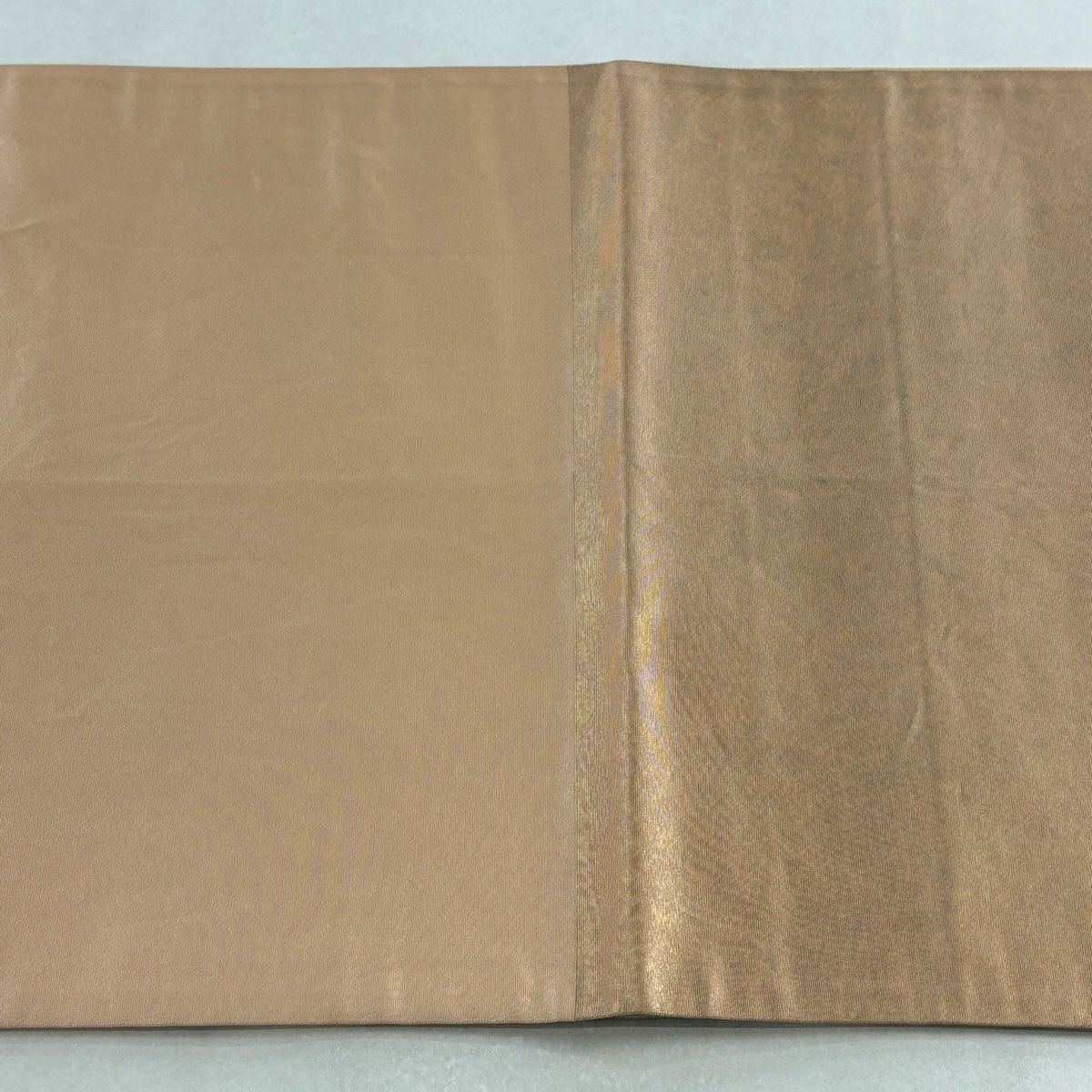 袋帶 秀品級 松樹竹子梅花 仙鶴 刺繡 金線 淺茶 純蠶絲