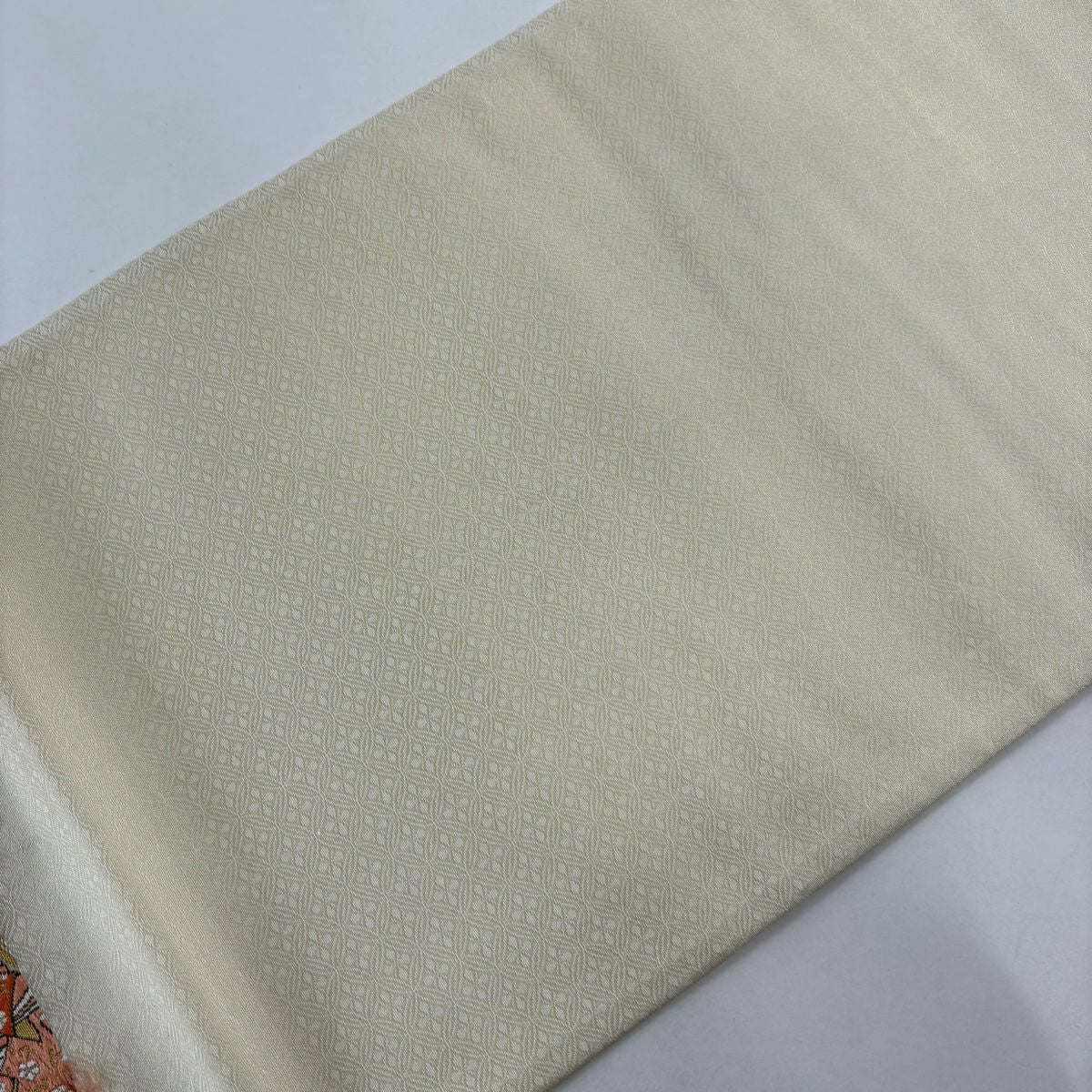 【美品】 袋帶 秀品級 御所風景 草花紋 金糸 金金箔 金 六通 純蠶絲