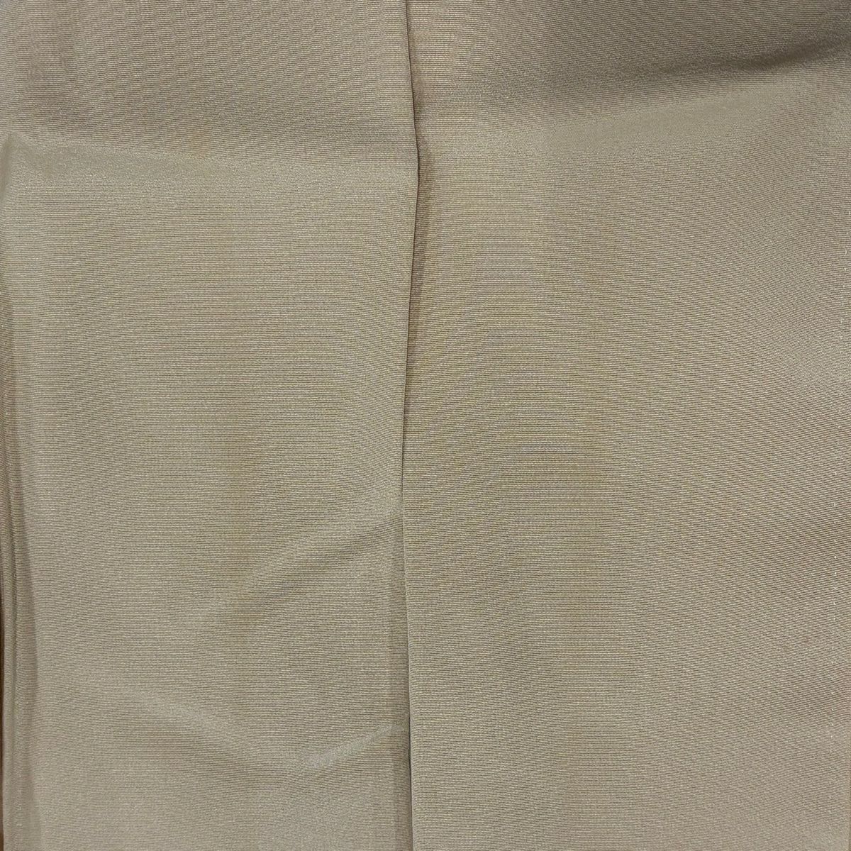 色留袖禮服 身長168.5cm 袖長68.5cm L 雙層 落款あり 松樹 仙鶴 金銀彩 漸層 薄茶 純蠶絲 秀品級 一つ紋