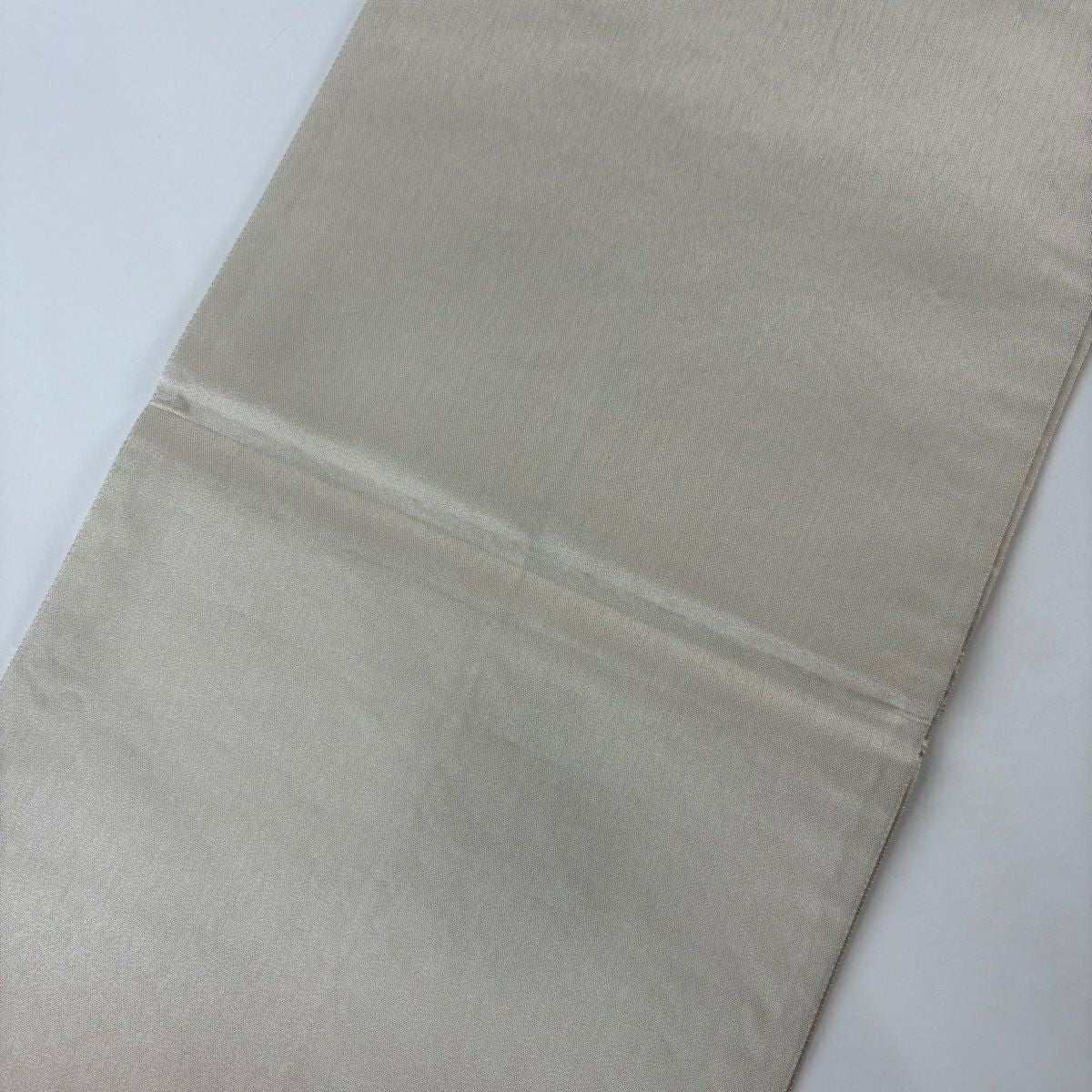 袋帶 秀品級 關西仕立 雲霞 花鳥 金金箔 金絲 米色 六通 純蠶絲