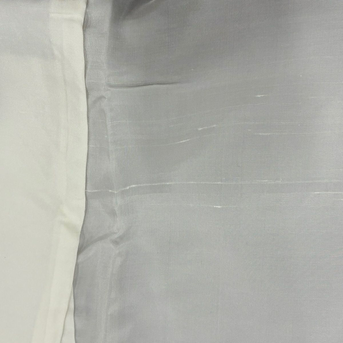 訪問服 身長160.5cm 袖長66cm M 雙層 吹寄地紋 刺繡 小豆色 純蠶絲 優品級