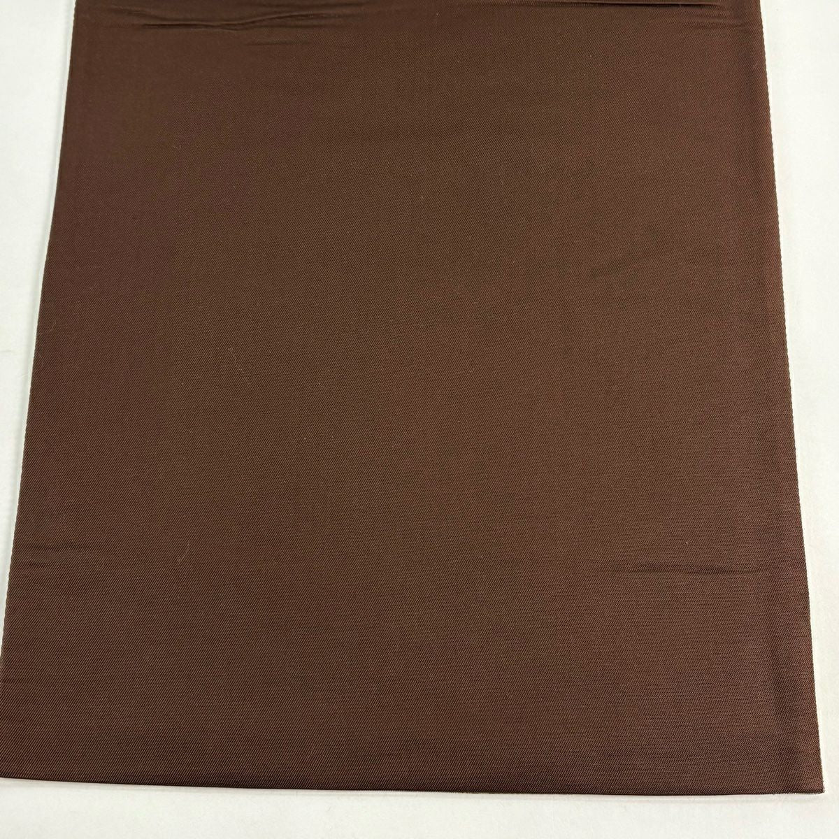 【美品】 袋帶 秀品級 市松樹 梅花 金銀彩 茶 六通 純蠶絲