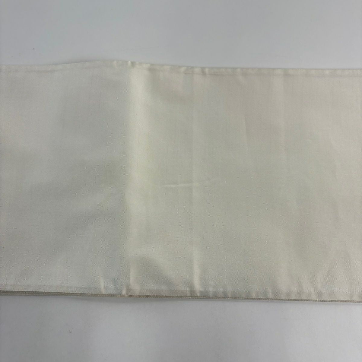 袋帶 秀品級 笠松樹 霞 金銀彩 奶油色 大鼓圖案 純蠶絲
