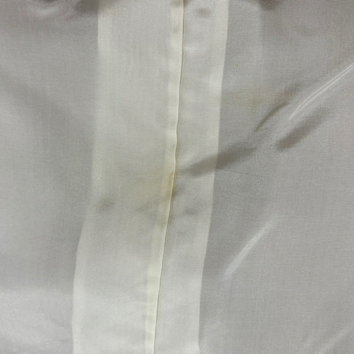 付下 身長159cm 袖長66cm M 雙層 翠山工房 大和 落款あり 辻花染 菱 鶯 純蠶絲 名品級