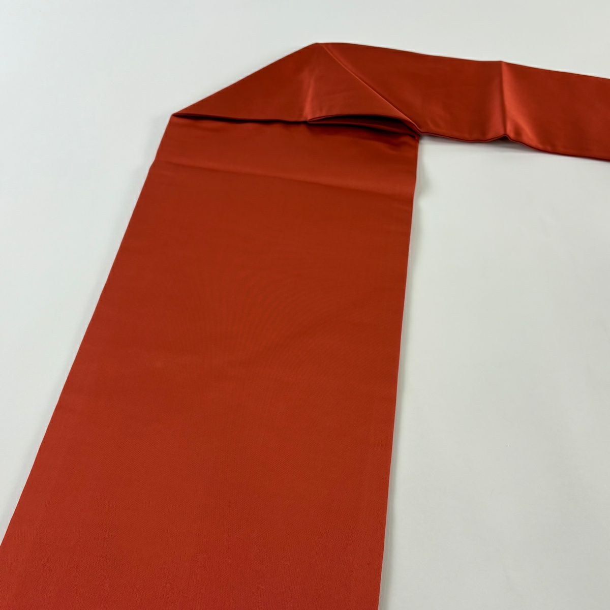 【美品】名古屋帶 優品級 椿 圓文 金金箔 金絲 朱 純蠶絲