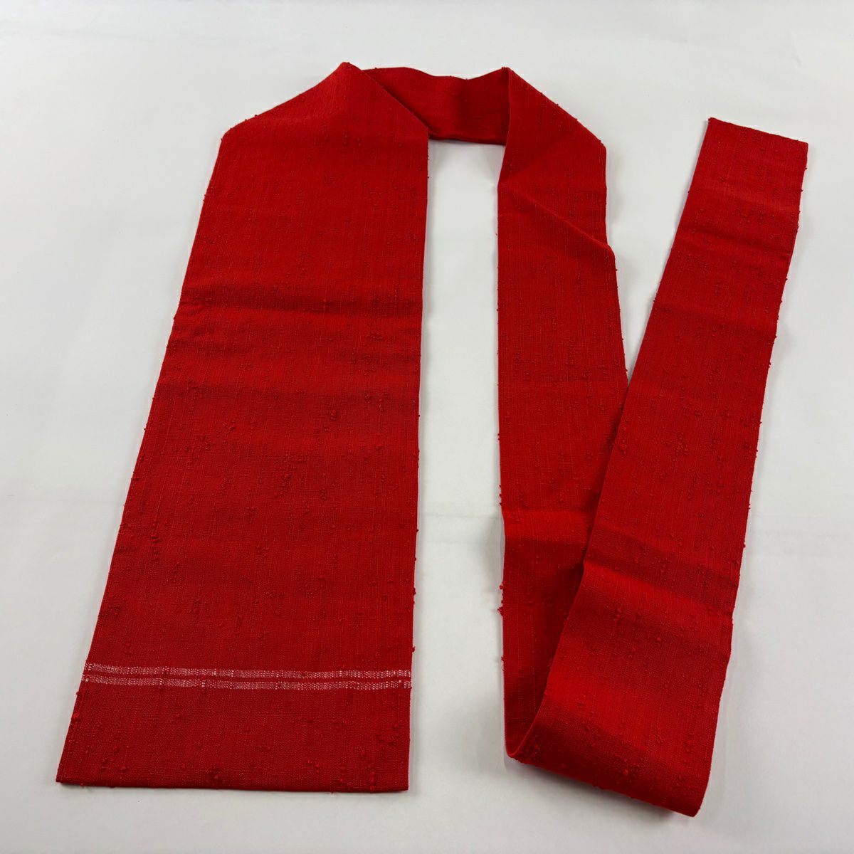 【美品】名古屋帶 逸品級 浦野理一 紅 純蠶絲