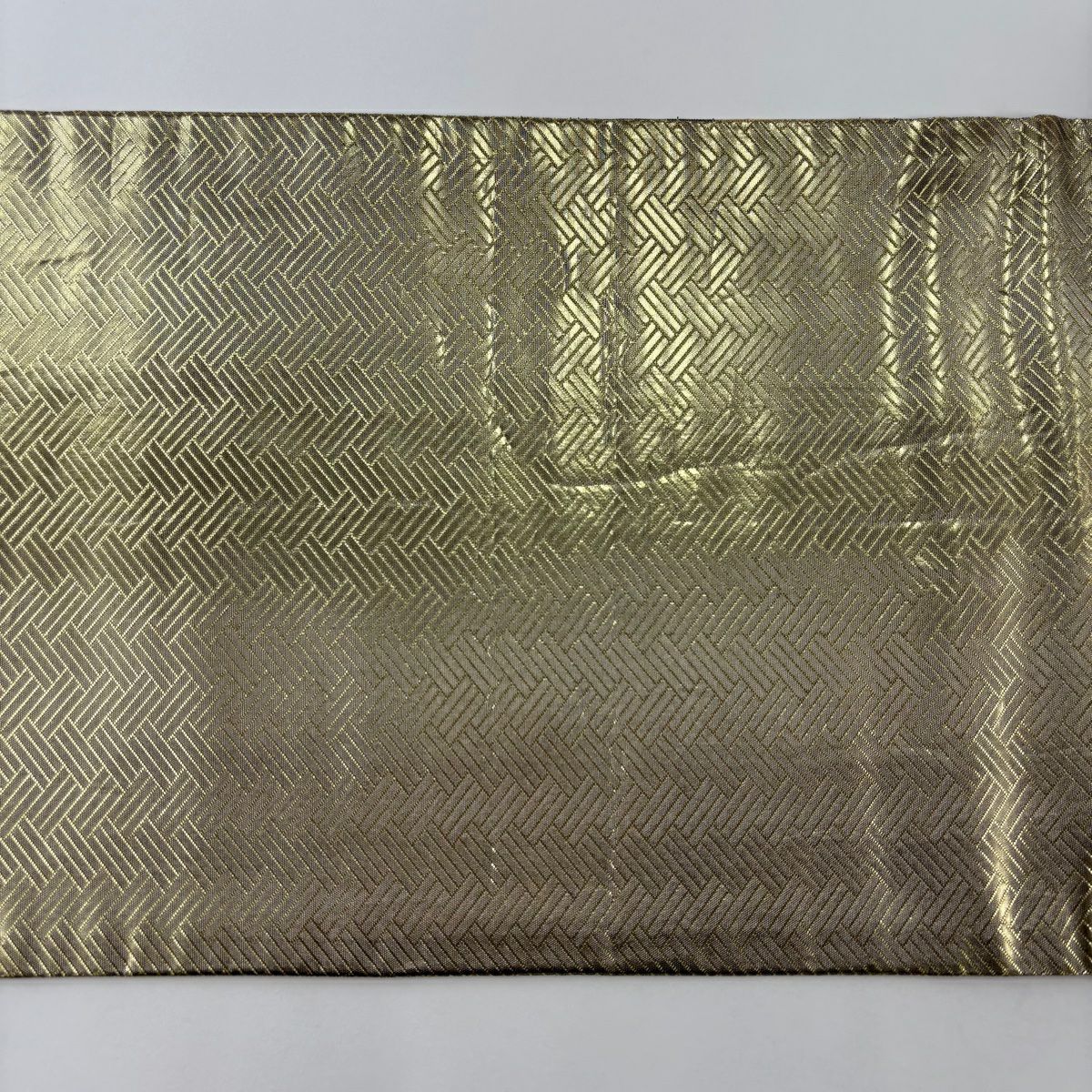 袋帶 秀品級 松樹梅花 流水 金銀線 金金箔 金色 六通 純蠶絲