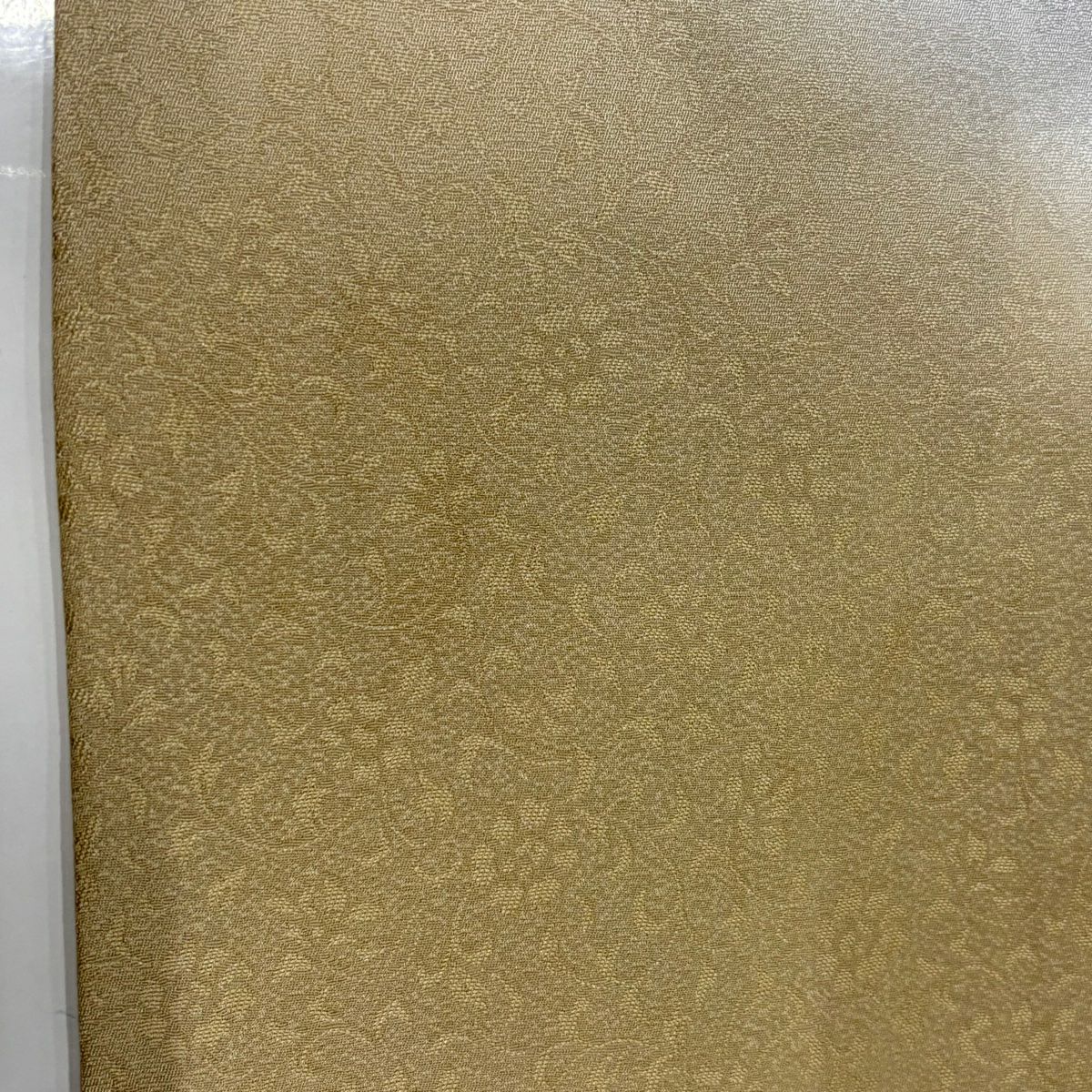 付下 身長156.5cm 袖長65cm M 雙層 山並 金金箔散佈 銀彩 漸層 米色 純蠶絲 優品級