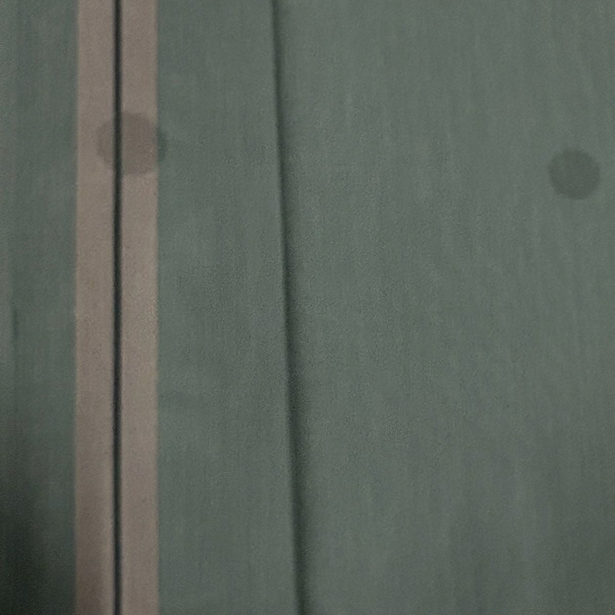 小紋 身長158.5cm 袖長63.5cm S 薄物 夏紬織織 縱條 圓 灰綠 純蠶絲 秀品級