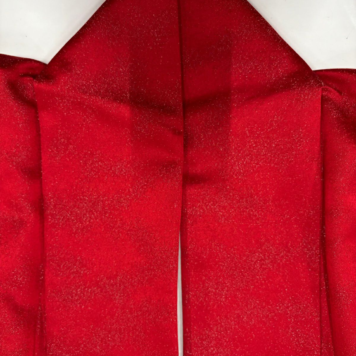 【美品】振袖禮服 身長165cm 袖長67cm M 雙層 草花紋紋 銀通 金銀彩 紅 純蠶絲 名品級
