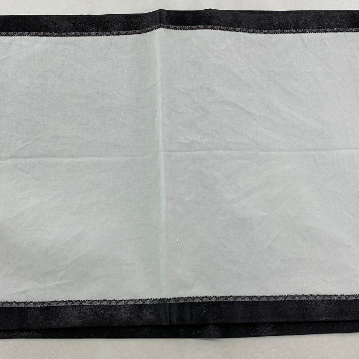 【美品】 開口名古屋帶 逸品級 草花紋紋 筑紫 銀通 純蠶絲