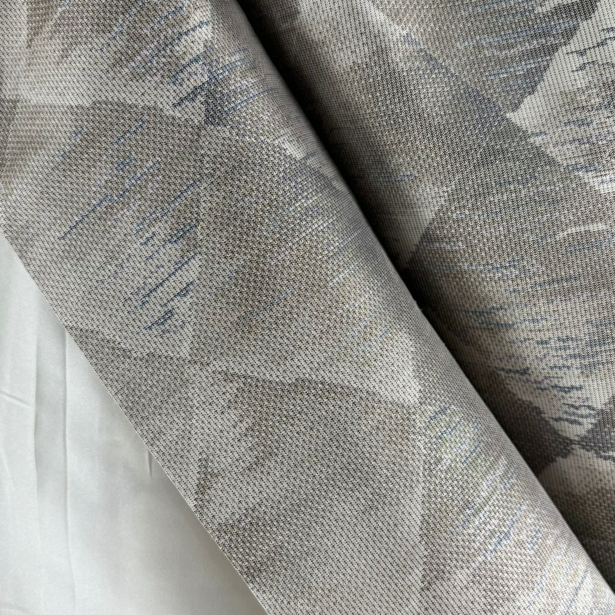 【美品】 大島紬織 身長159.5cm 袖長64cm M 雙層 都喜ヱ門 證書附帶 菱形 幾何學 灰茶 純蠶絲 逸品級
