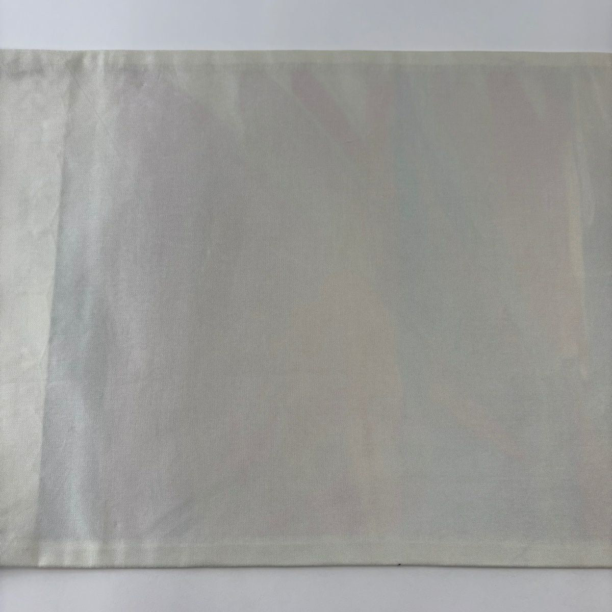 【美品】 袋帶 秀品級 幾何學圖案 入子菱 金絲 金金箔 銀色 六通 純蠶絲