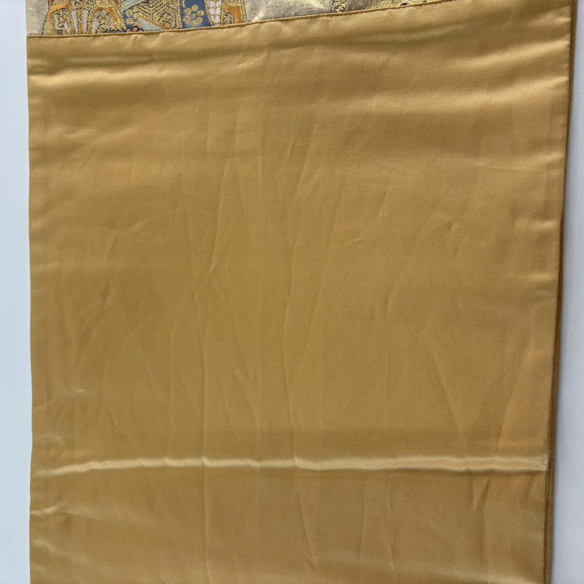 袋帶 秀品級 人物 御所車 金金箔 金絲 金 六通 純蠶絲