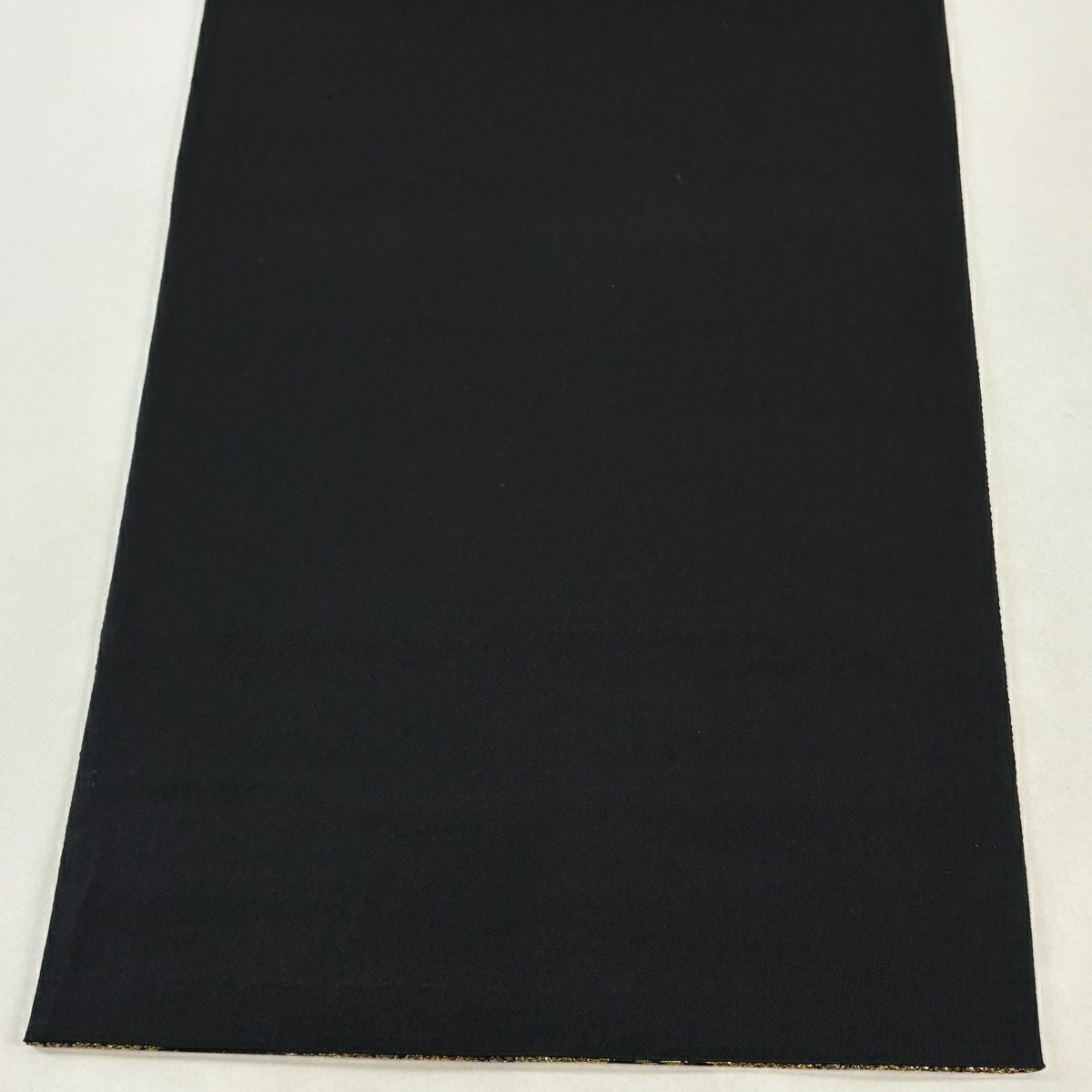 【美品】 袋帶 秀品級 證書齊全 格天井 草花紋紋 金絲 金金箔 黑 六通 純蠶絲