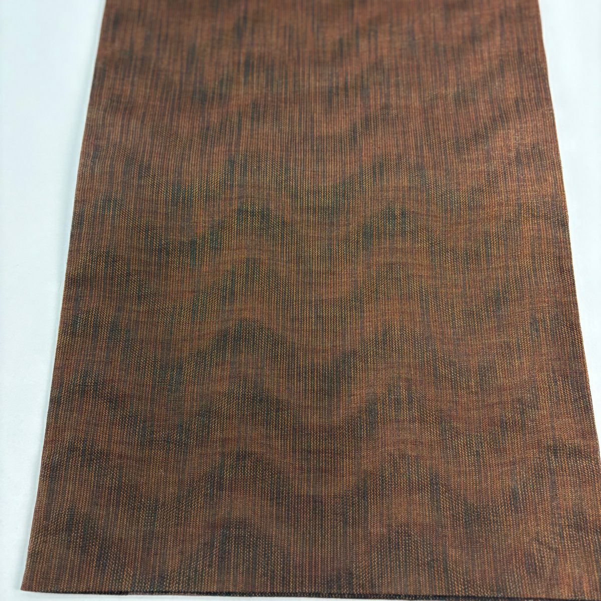 【美品】 袋帶 秀品級 瑞祥古代金 草花紋紋 鳥 金絲 金金箔 茶 六通 純蠶絲