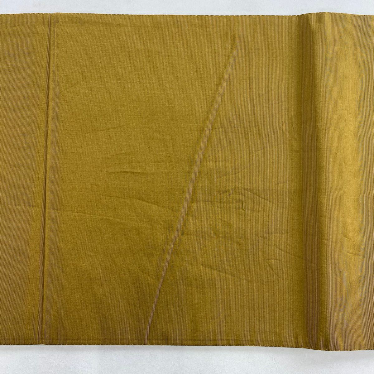 【美品】 袋帶 名品級 じゅらく 落款あり 花唐草紋 金糸 金金箔 黃土色 六通 純蠶絲