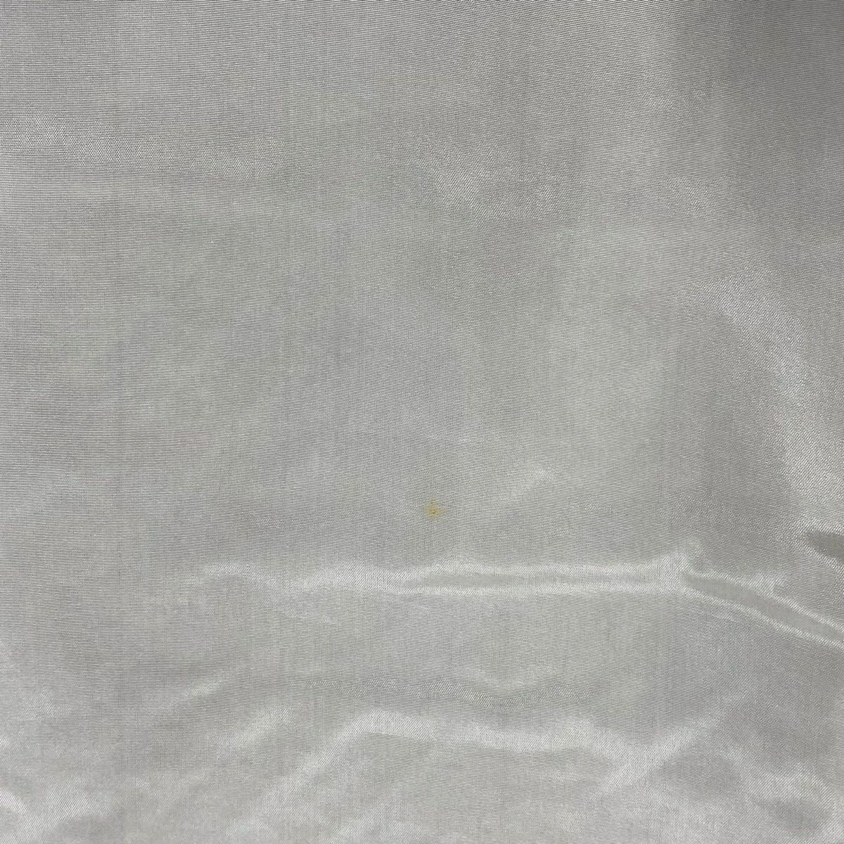 付下 身長165.5cm 袖長63.5cm S 雙層 草花紋紋 橫條 絞染 金銀彩 小豆 純蠶絲 優品級