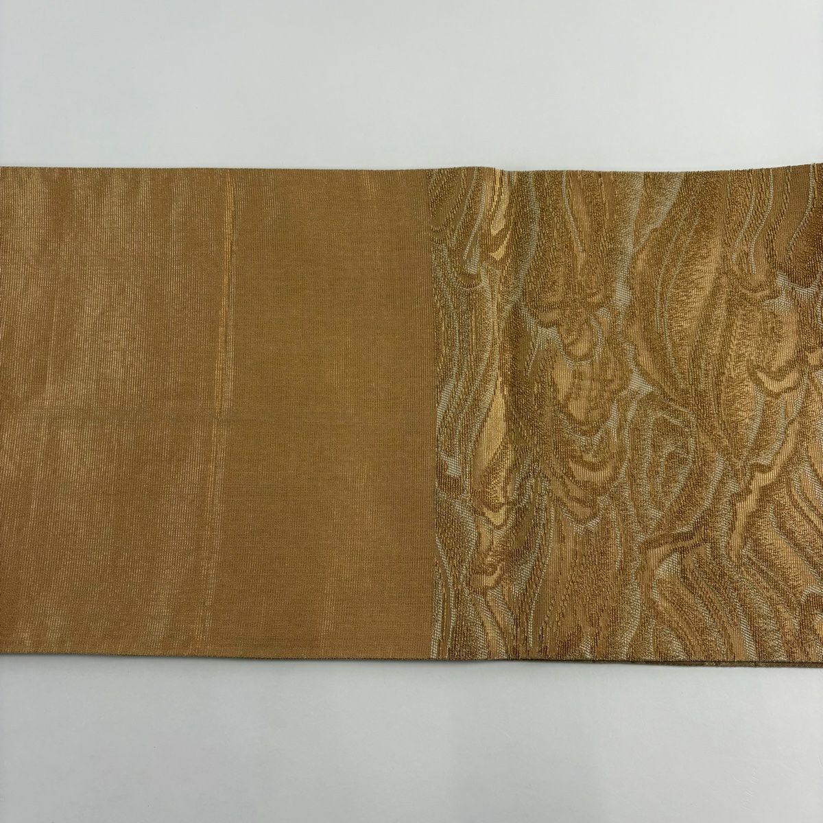 袋帶 名品級 波 金絲 金 純蠶絲