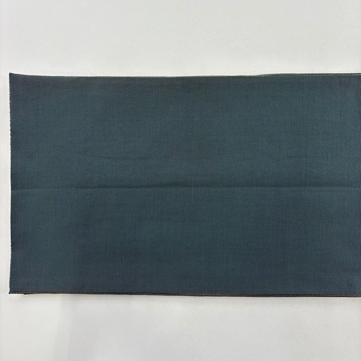 【美品】 袋帶 秀品級 斜條紋 金絲 綠色 全通 純蠶絲