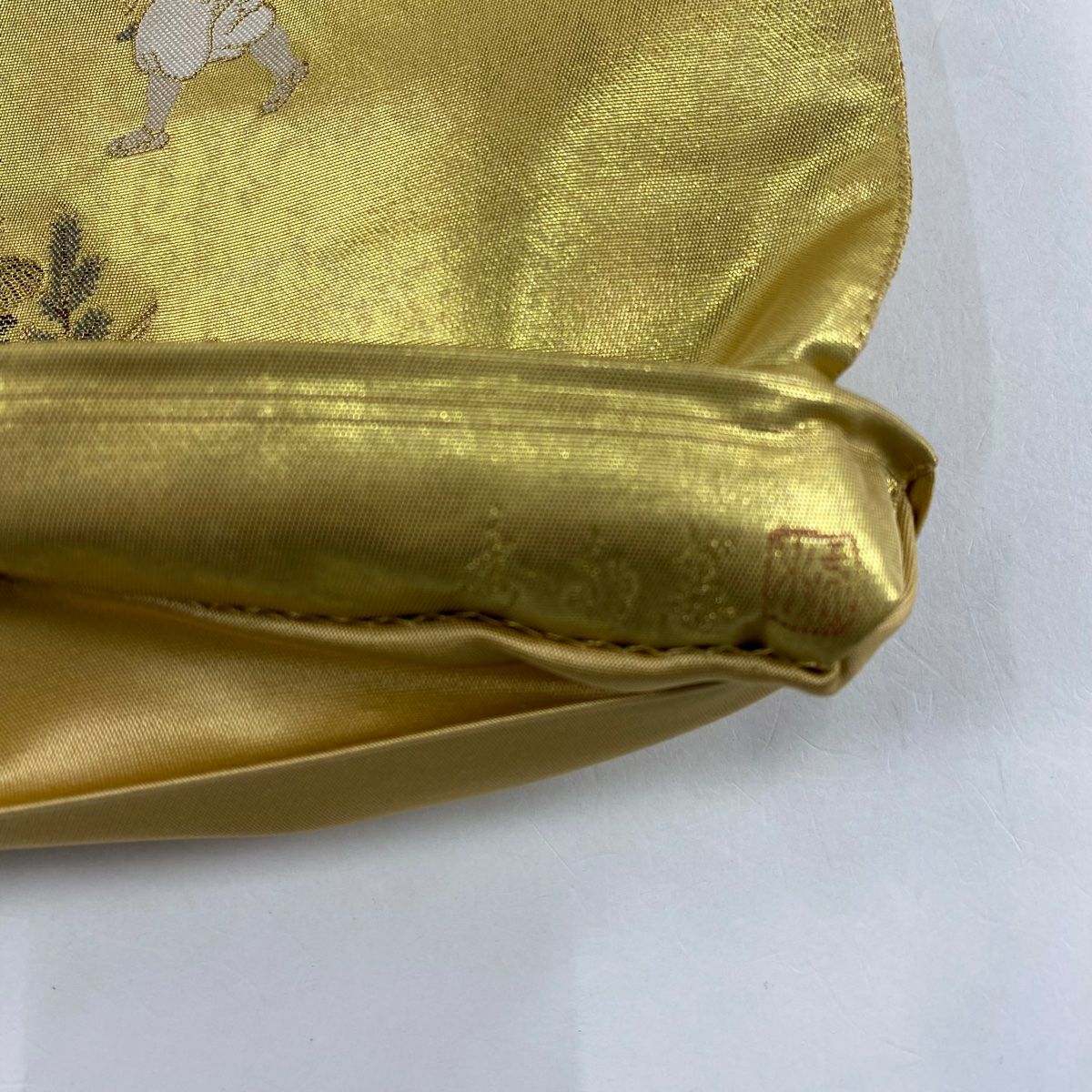 【美品】 袋帶 秀品級 山鉾 人物 金金箔 金絲 金色 大鼓圖案 純蠶絲