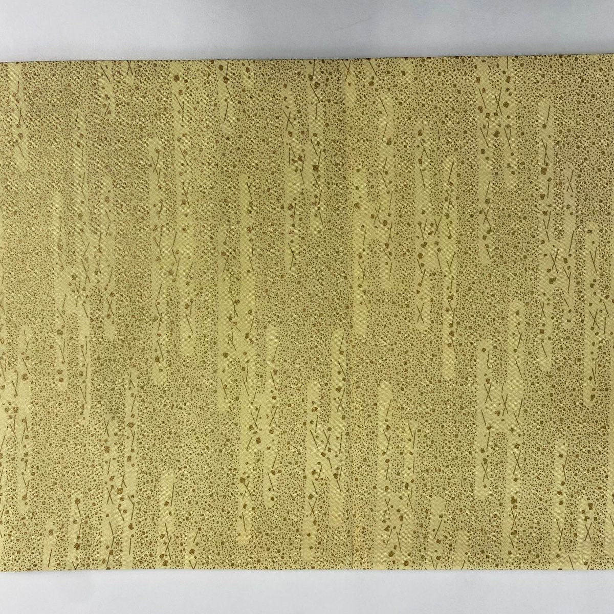 【美品】 袋帶 名品級 鳳凰 草花紋 金彩裝飾 刺繡 淺黃 お太鼓圖案 純蠶絲