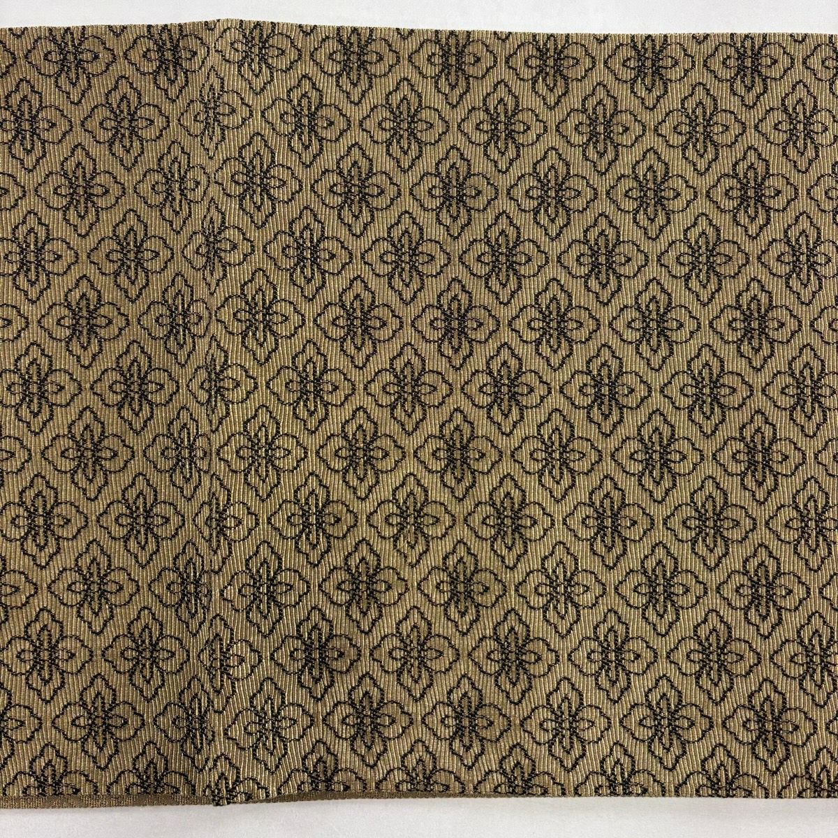 【美品】 袋帶 名品級 寶盡くし 松樹竹子梅花 金絲 焦茶 純蠶絲 お太鼓柄