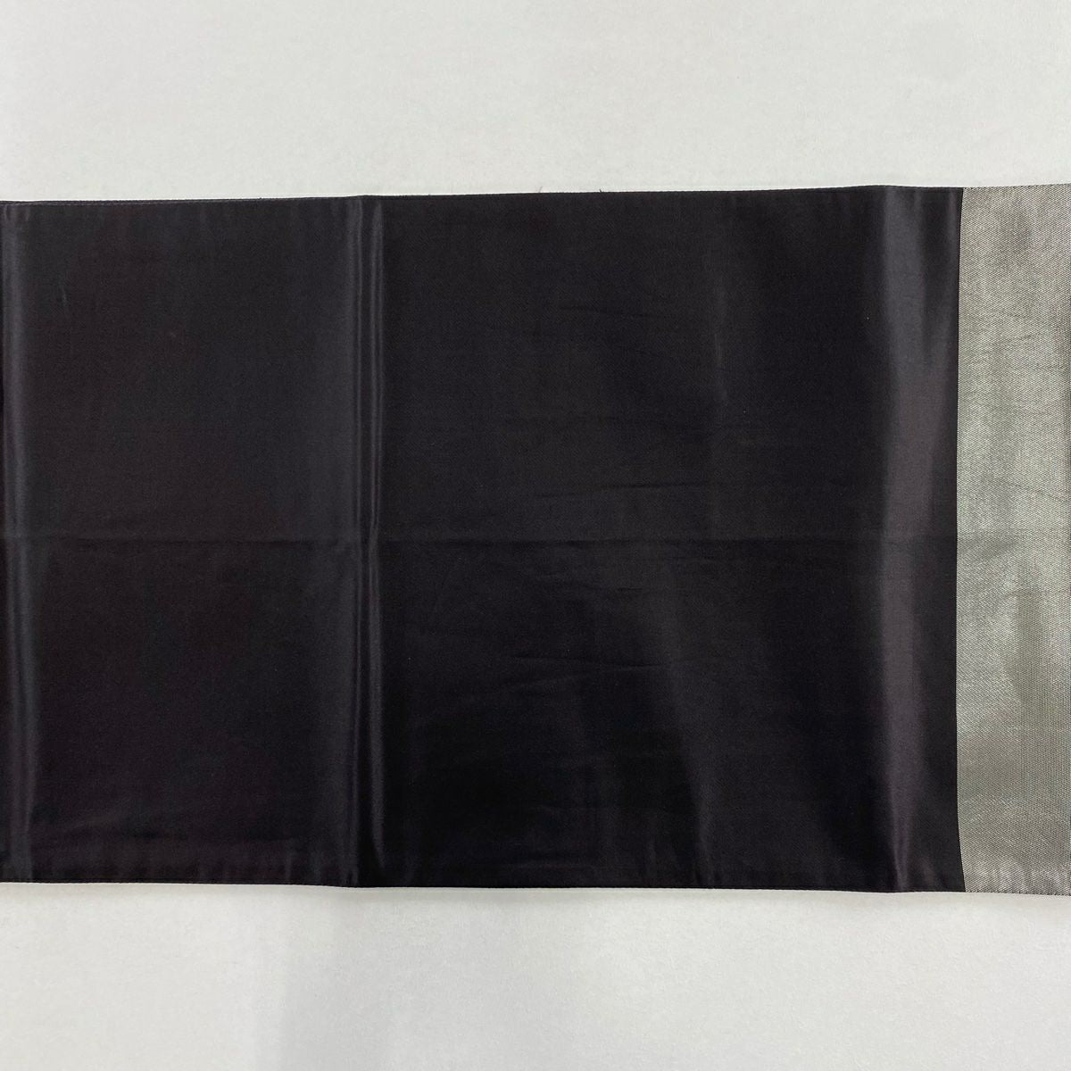 袋帶 逸品級 向鳥文 草花紋紋 相良刺繡 金金箔 銀 お太鼓圖案 純蠶絲