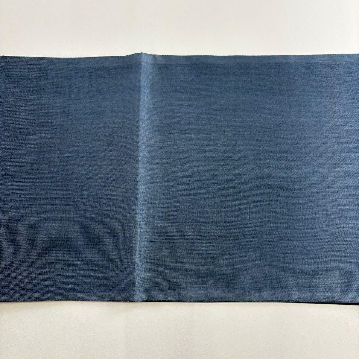 【美品】 袋帶 名品級 夏帶 草花紋 金彩裝飾 青灰 純蠶絲