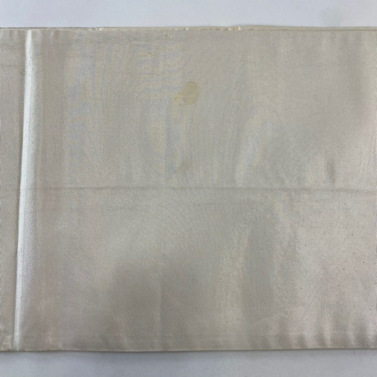 袋帶 秀品級 加納幸 落款あり 向鳥 華紋 金銀絲 灰 深藍 六通 純蠶絲